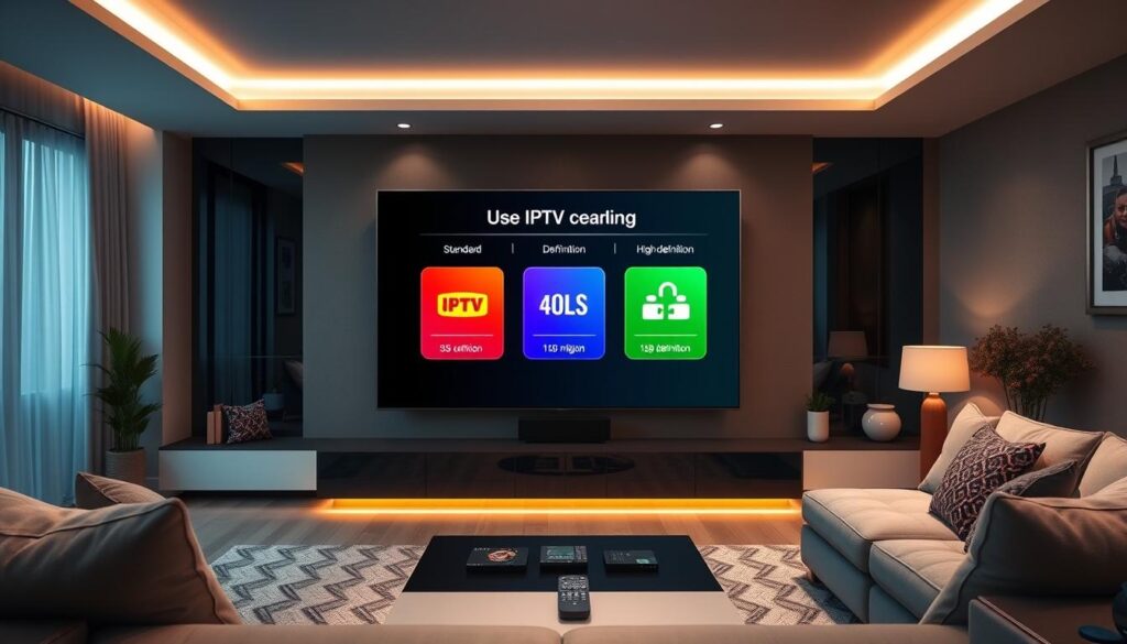 IPTV streaming quality options