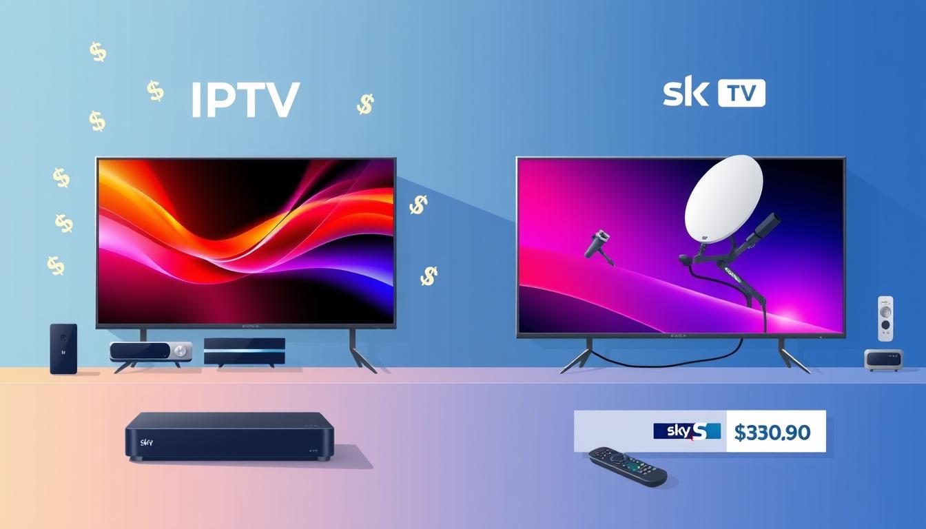 why is IPTV cheaper than Sky TV